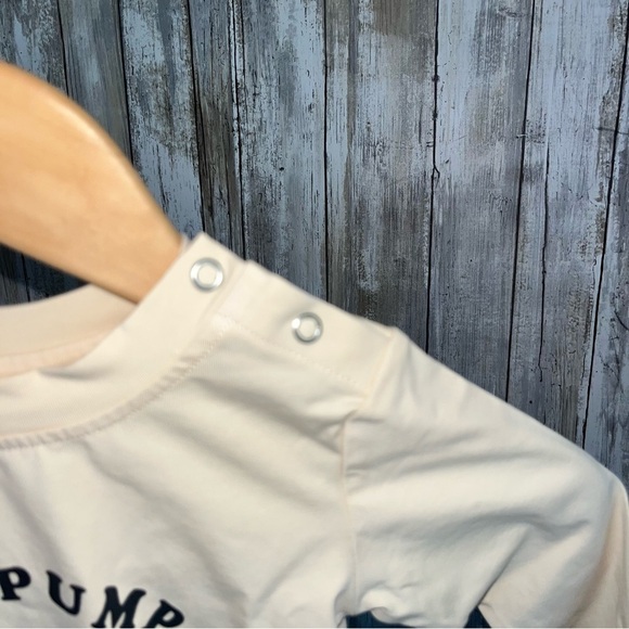 NWT Tiny Tribe Hello Pumpkin Cream Top - Picture 6 of 8